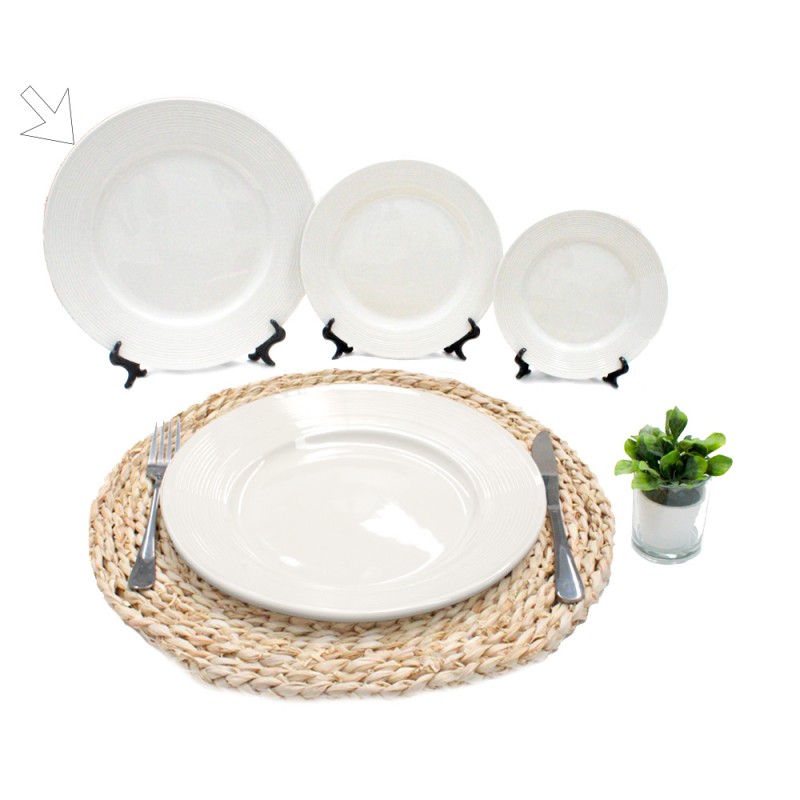 PLATO 26 CM BLANCO