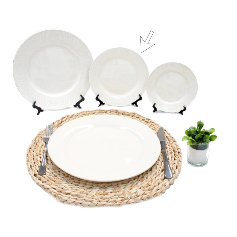 PLATO 23 CM BLANCO