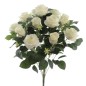 RAMO ROSAS Y CAPULLOS CREMA