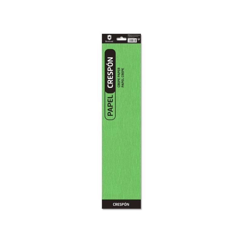 PAPEL CRESPON VERDE CLARO 50X250 MM