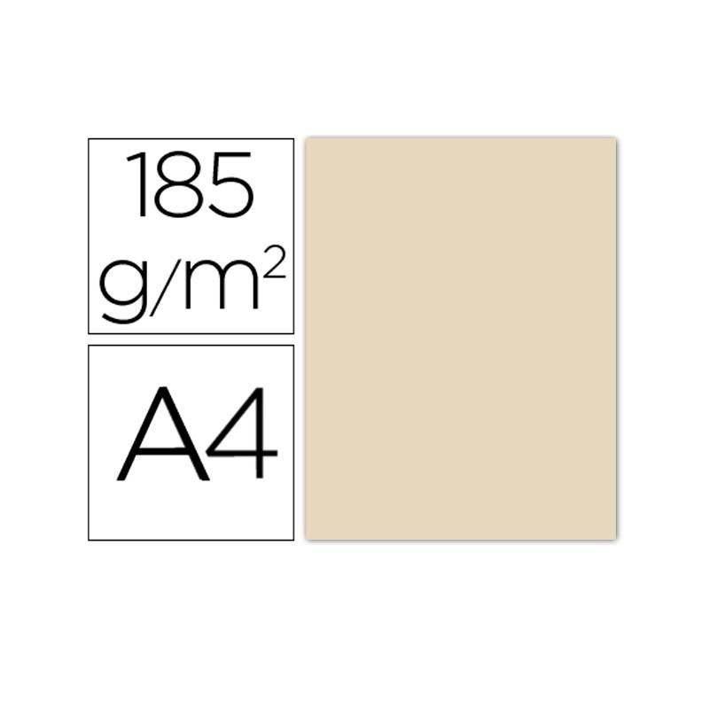 CARTULINA CANIRIS A4 185G BEIG 02