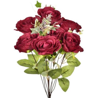RAMO ROSAS 50 CM ROJO