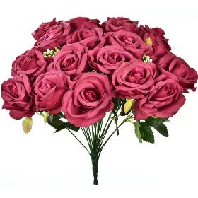 RAMO ROSAS X24-46 CM ROJO