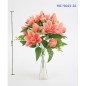 RAMO TULIPAN ORQUIDEAS X 12 CORAL