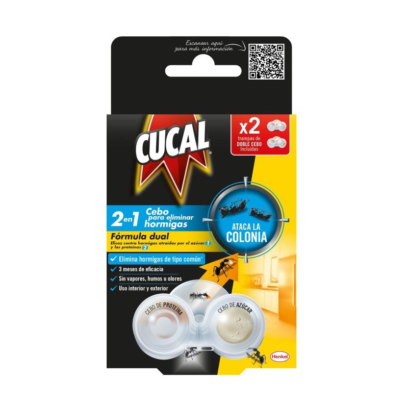 CUCAL INSECT.TRAMPA 2UD. HORMIGAS