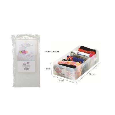 CAJA ORGANIZADORA PVC S/2 30X15X8