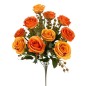RAMO ROSITAS X10 NARANJA 40 CM