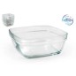 ENSALADERA 1150 CC APILABLE LYS TRAN CUAD 17X17X7