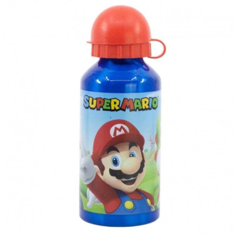STOR BOTELLA ALUMINIO PEQUEÑA 400 ML SUPER MARIO