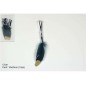 PIUME 12CM SET 10 PZ BLU                          