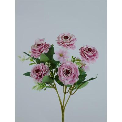 RAMO CAMELIA X5 30 CM ROSA