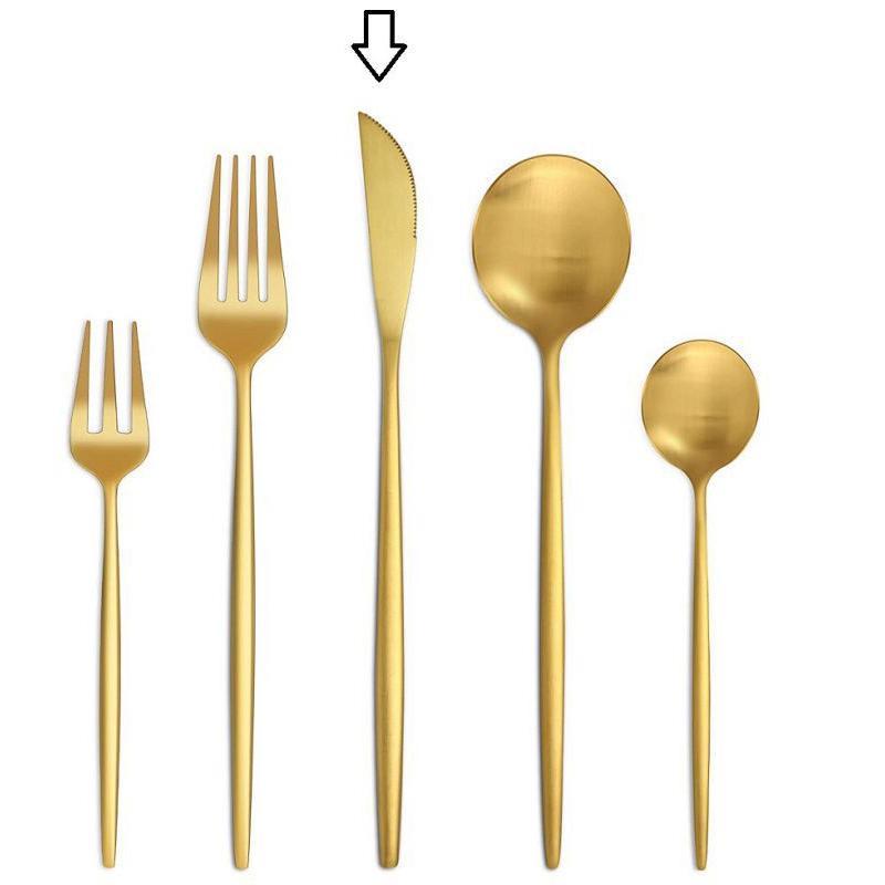 CUCHILLOS SOFIA ORO X2