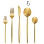 CUCHARA SOFIA ORO X3