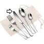 CUCHILLO ARTURO PLATEADO X2