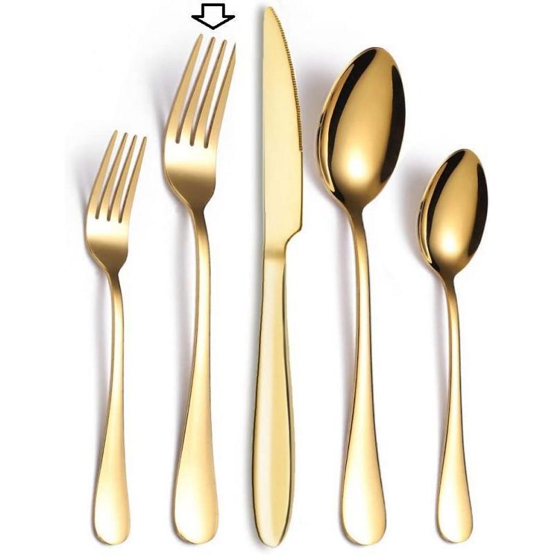 TENEDOR SANDRA ORO X6