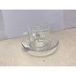 TAZA CAFE C/PLATO CRISTAL 80 ML