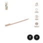 PINCHO BAMBU CON AGARRADOR 24CM 20 UDS