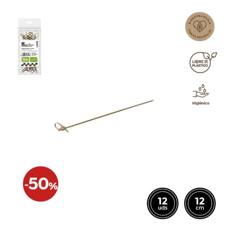 PINCHO BAMBOO CON LAZO 12CM BAMBOO 12 UDS