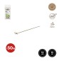 PINCHO BAMBOO CON LAZO 12CM BAMBOO 12 UDS