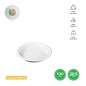 PLATO HONDO REDONDO BLANCO 20.5 CM.