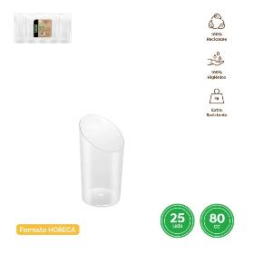 VASO CONICO ASIM TRANSP 4.5X8.4 CM RREUTILIZABLE