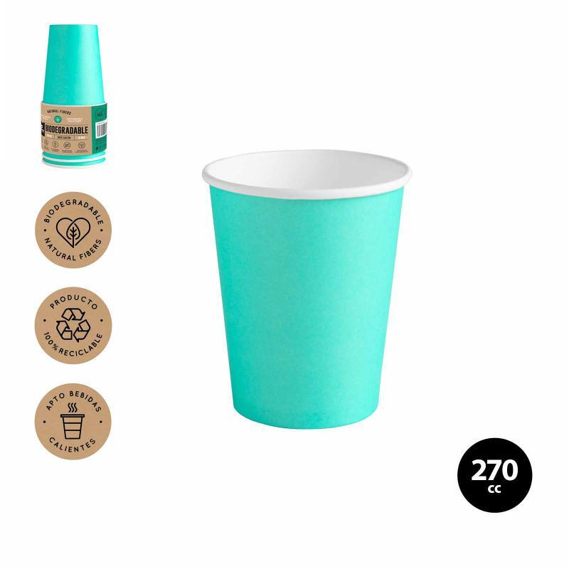 VASO CARTON MINT 2710CC (9OZ) 10 UNID.