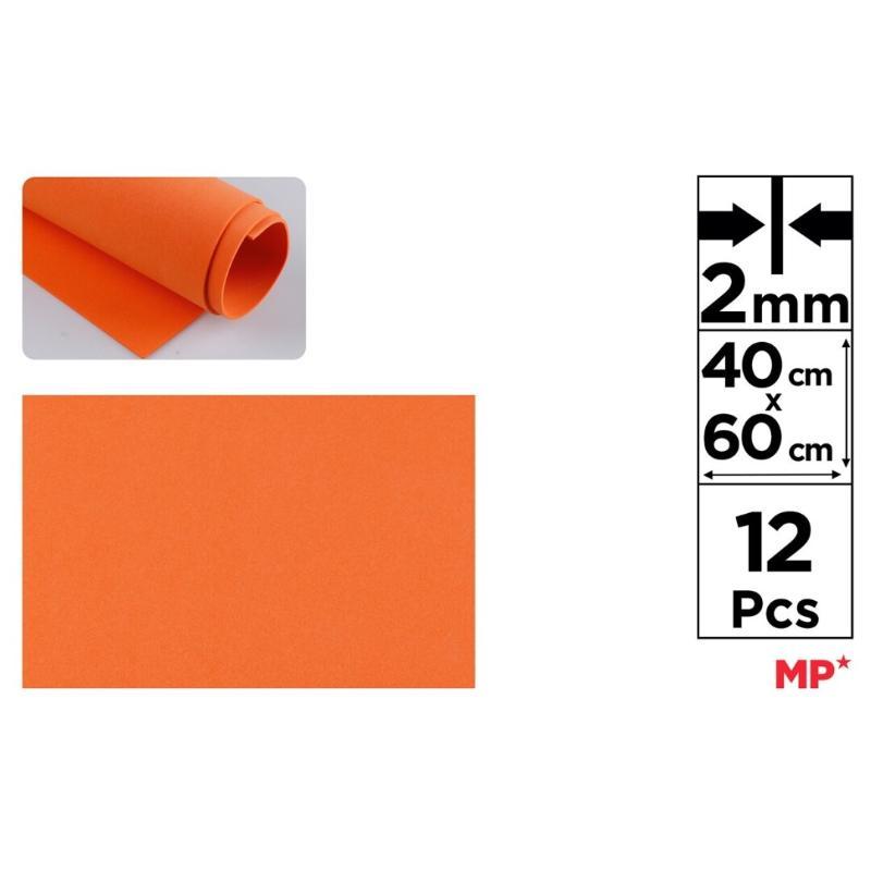 GOMA EVA 40 X 60 CM NARANJA