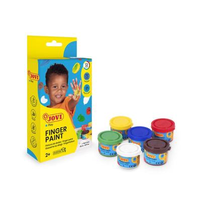 PINTURA DEDOS 6 BOTES DE 35 ML COLORES SURT