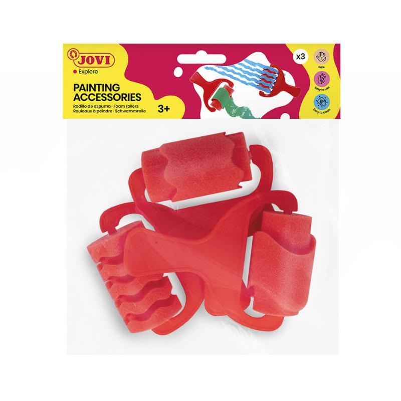 BOLSA COL 3 RODILLOS GRANDES ESPUMA FORMAS DIVERSAS