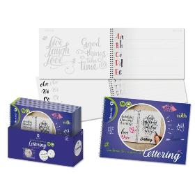 CUADERNO LETTERING A4-32 HOJAS CON ESPIRAL