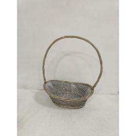 CESTA NAVIDAD 52*33*14 GRIS