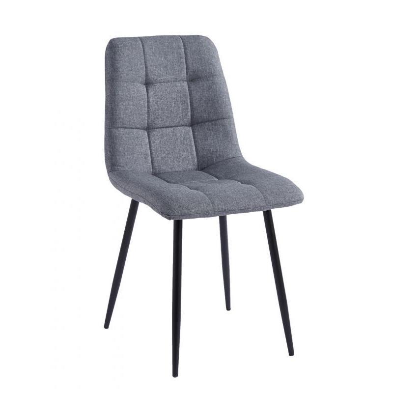 SILLA TELA GRIS OSC 45*54*89 CM