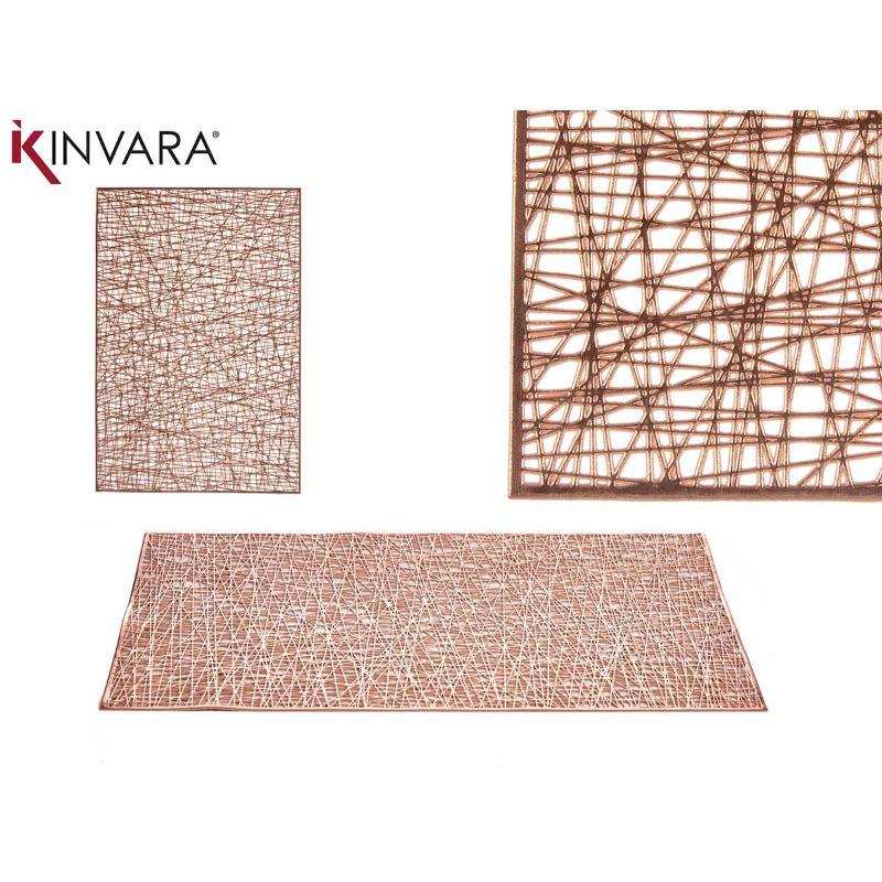 TAPETE RECTANGULAR PLASTICO ROSA