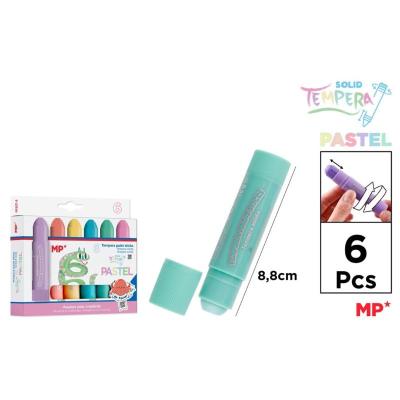 TEMPERA SOLIDA PASTEL 6 UDS