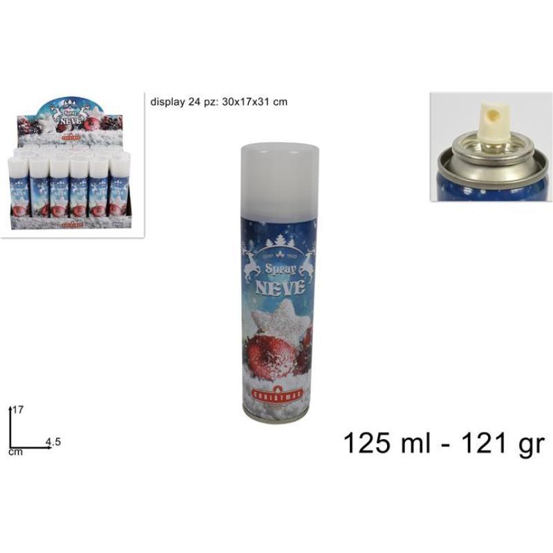 BOTE DE NIEVE PARA DECORACION