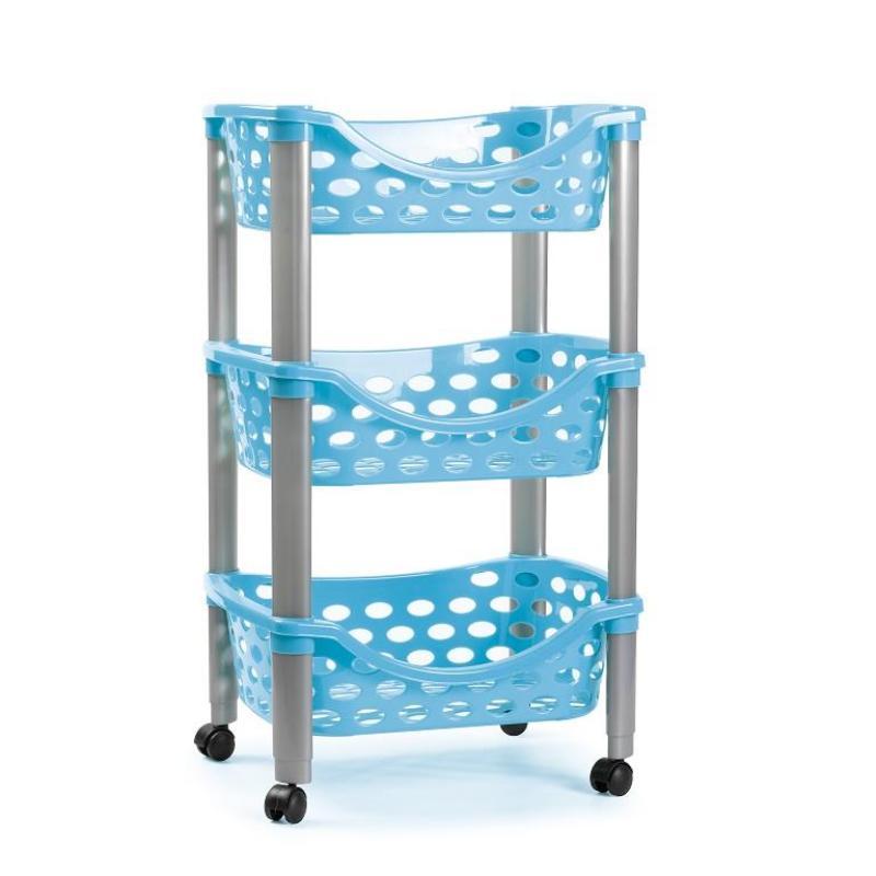 CARRITO AIRE 3 CESTAS AZUL CLARO