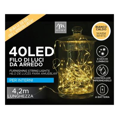 LUZ 40 LED BLANCO CALIDO