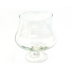 JARRON CRISTAL TRANSP 18X21 CM BRANDY