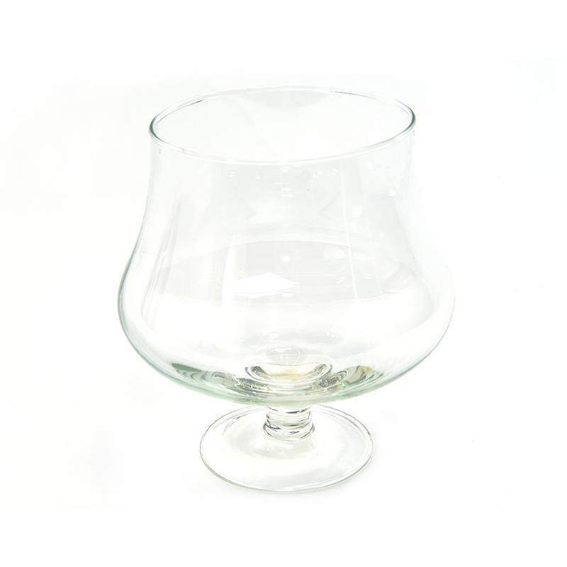 JARRON CRISTAL TRANSP 18X21 CM BRANDY