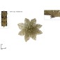 BLISTER 3 FLORES GLITERAS ORO