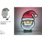 PAPA NOEL LUMINOSO 3D 40 CM