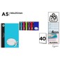 CUADERNO BASIC CUARTILLA 40 HOJAS 4 MM 70G/M