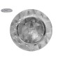 BAJO PLATO PLATA GEOMETRICO 33 CM