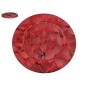 BAJO PLATO PLATA GEOMETRICO 33 CM