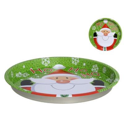 BANDEJA NAVIDEC HO HO HO HOJALATA 28.5 CM