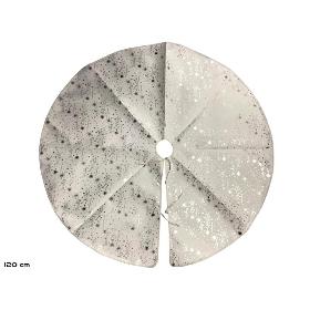 FALDON ARBOL NAVIDAD 120 CM CREMA ESTRELLA