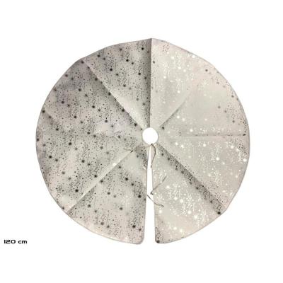 FALDON ARBOL NAVIDAD 120 CM CREMA ESTRELLA