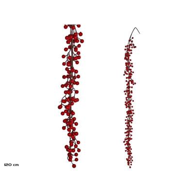 GUIRNALDA FRUTOS ROJOS 120 CM