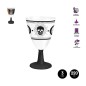 COPAS AGUA/VINO CALAVERA PIE NEGRO 220 CC