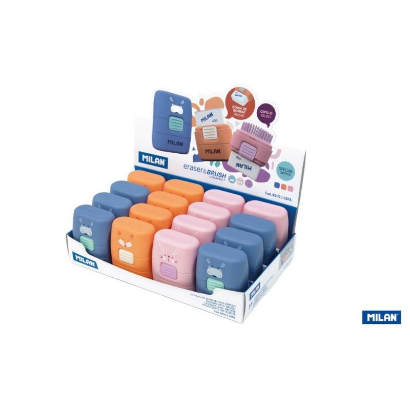 GOMAS CON CEPILLO FUN ANIMAL
